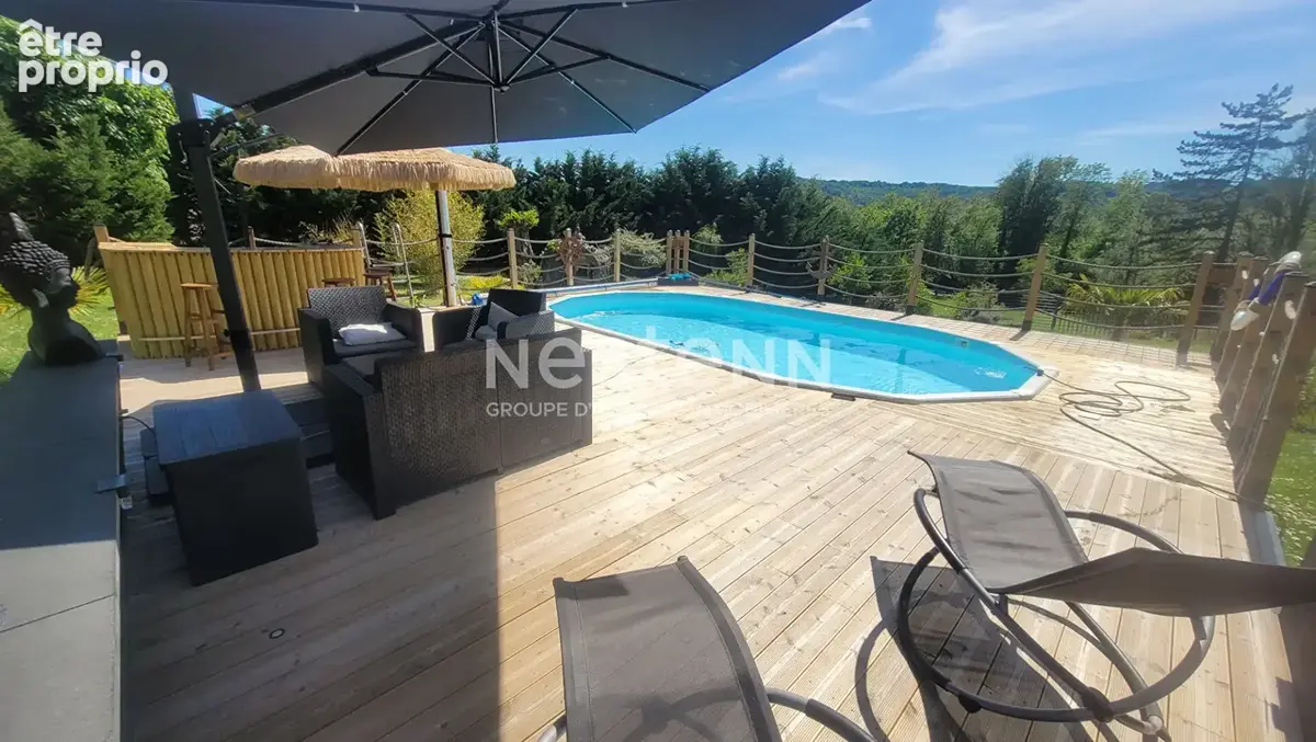 Bien rare à nancois-sur-ornain 583 m² environ vue sur la nature, terrasses, piscine hors sol amménagée et acces a la riviere - photo 7
