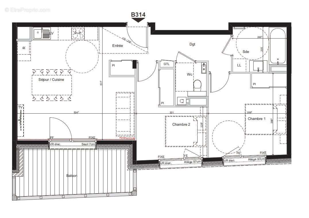 Appartement à LES GETS