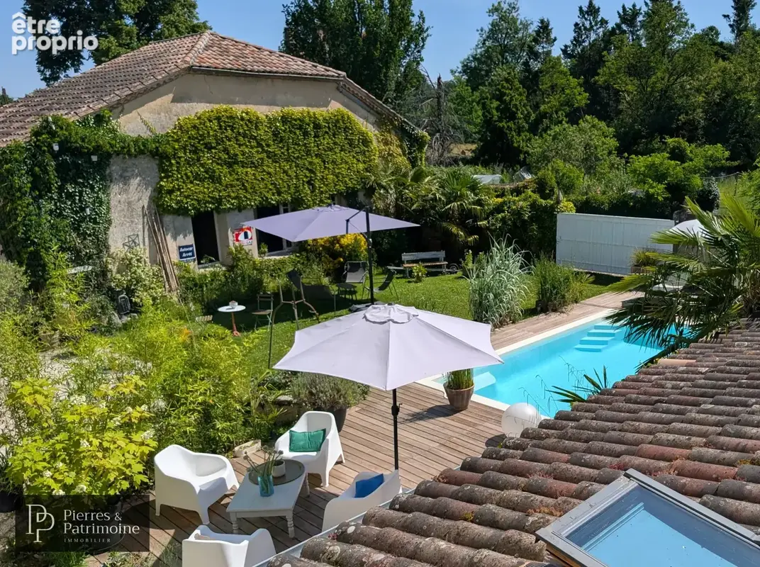 Belle propriété de ville en pierre avec jardin, piscine et potentiel proche CASTELJALOUX - photo 55