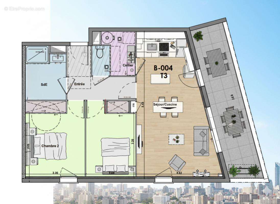 Appartement à FLEURY