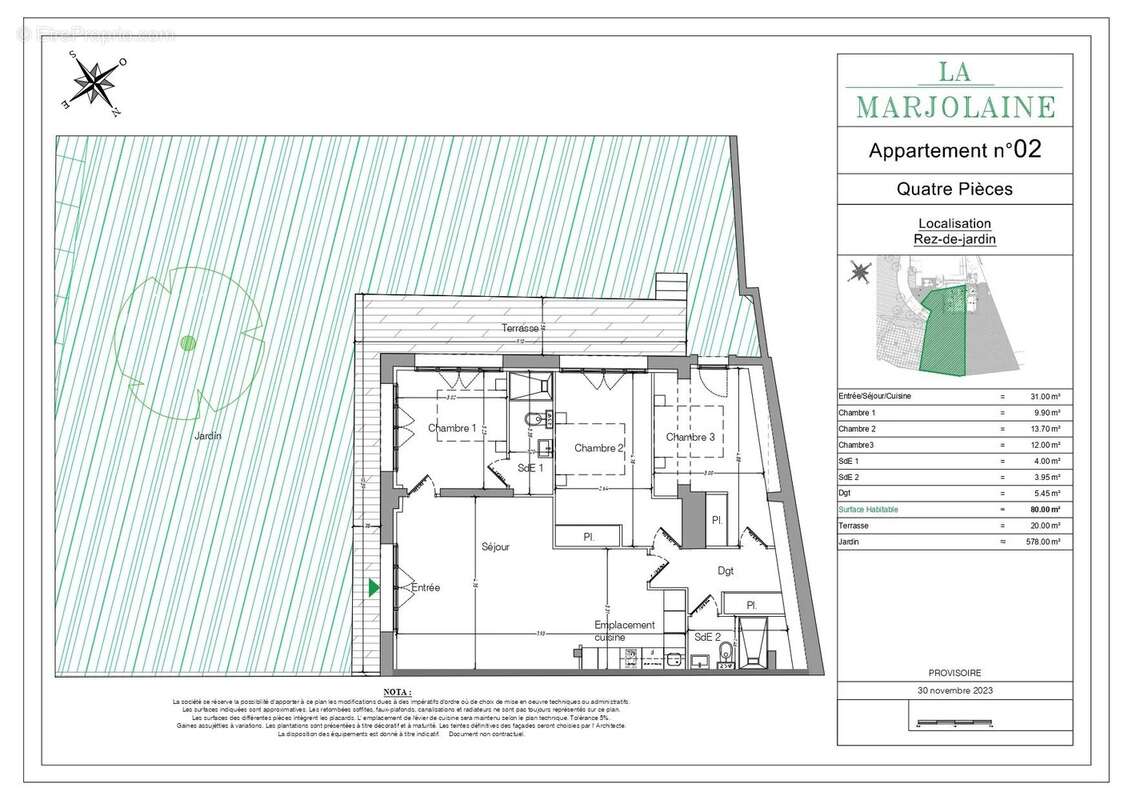 Appartement à MOUANS-SARTOUX