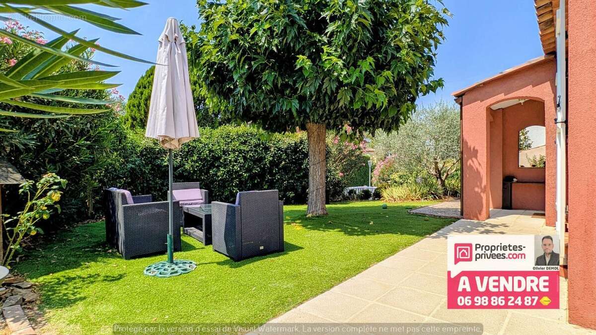 RARE VILLA DE PLAIN-PIED avec piscine et garage à 15 mn de Mandelieu ! - photo 5