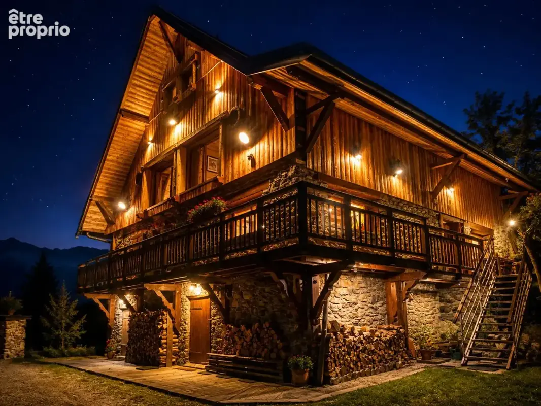 A vendre sur 2,4 ha en pleine nature 1 Chalet Rénové + 1 ancien chalet à réhabiliter - photo 4