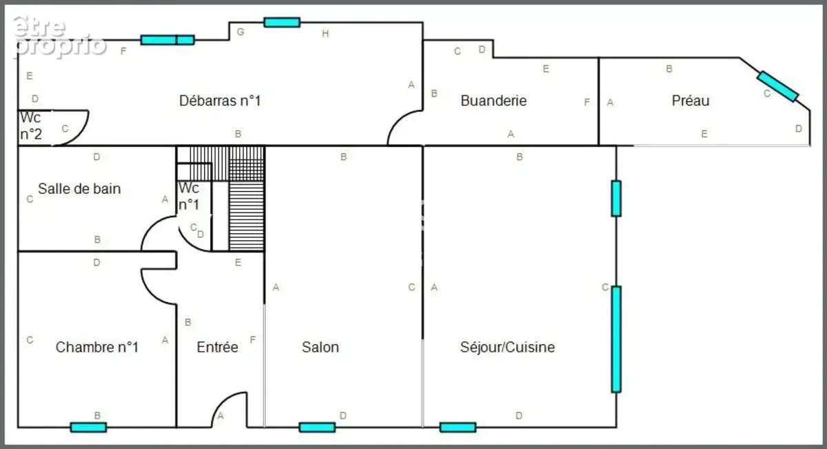 5 chambres dépendances terrain constructible bassin - photo 2