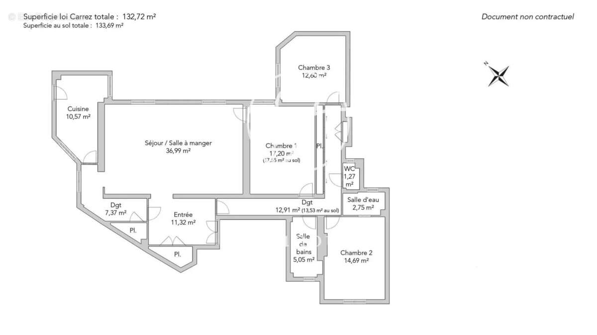 Appartement à PARIS-17E
