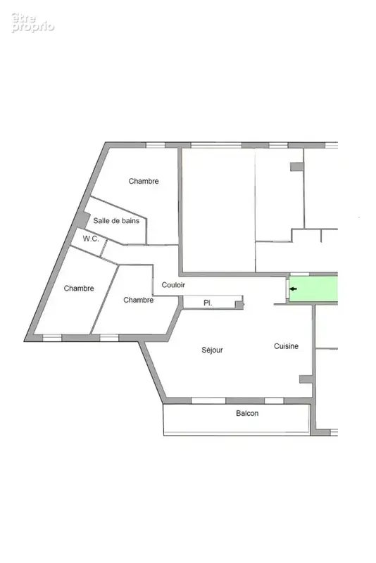 Bel appartement rénové de 82 m² avec terrasse, parking et vue dégagée - photo 15