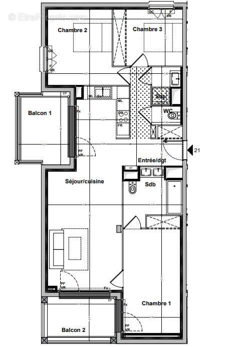 Appartement à FLOIRAC