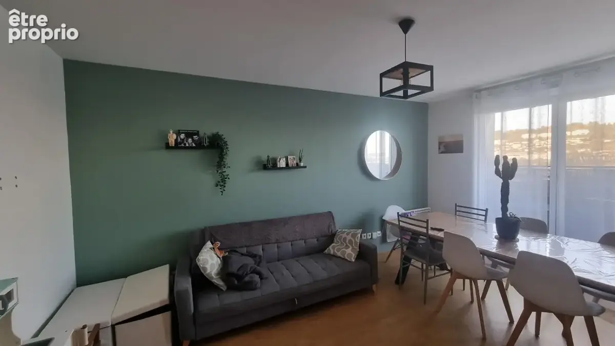 Appartement à vendre 62,66m2  Rouen T3  Dernier étage  Vue exceptionnelle 2 balcons Box et parking - photo 8
