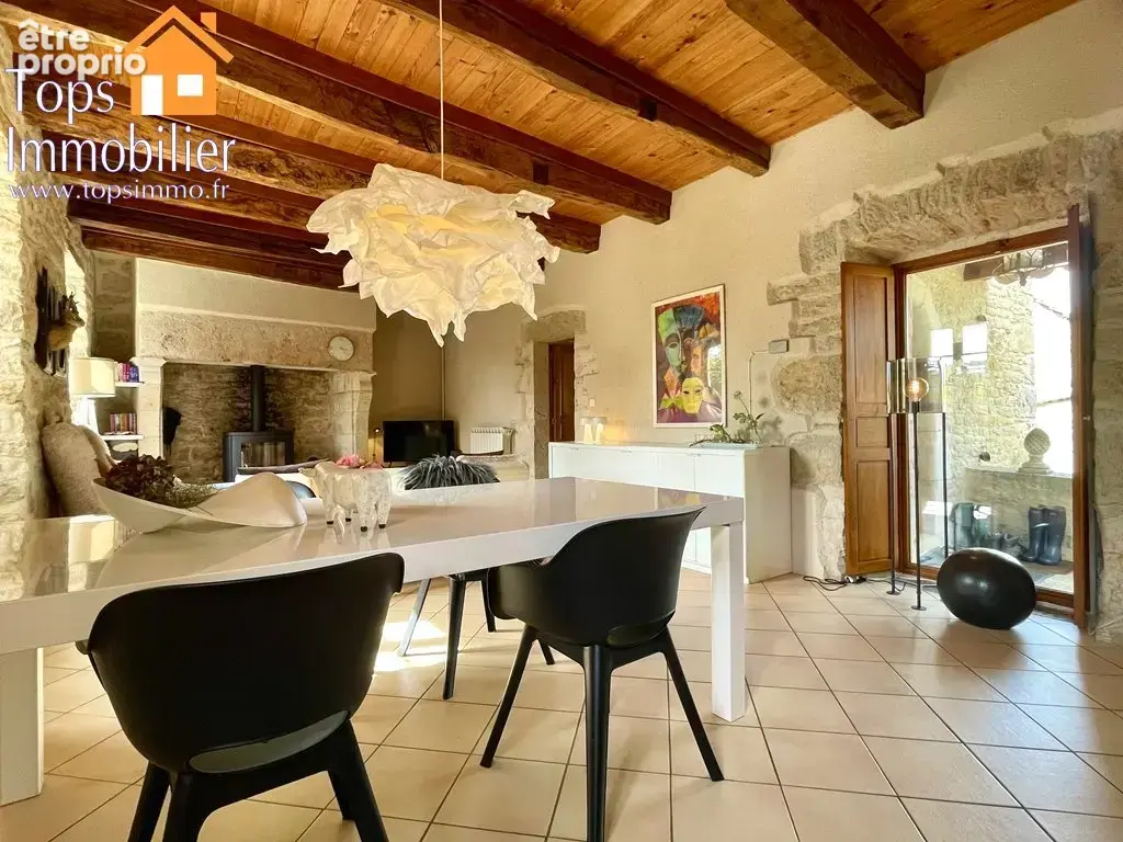 Maison en pierre divisée en deux logements avec piscine et grand jardin - photo 7