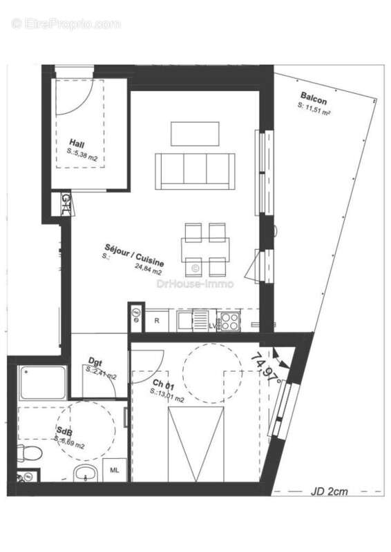Appartement à COQUELLES