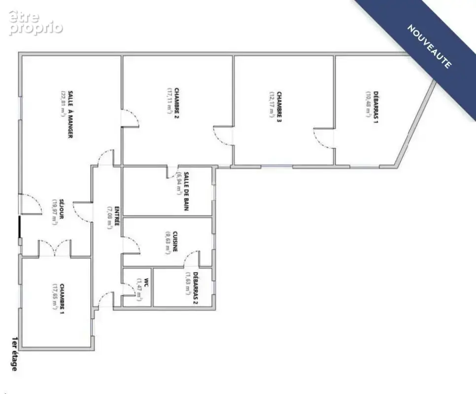 Appartement bourgeois 6 pcs-128m²- balcon-parquet - photo 10