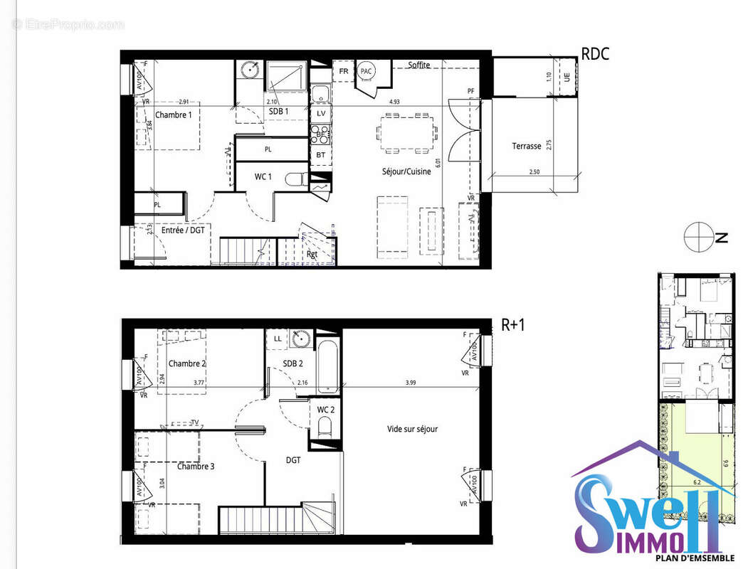 Appartement à MESSANGES