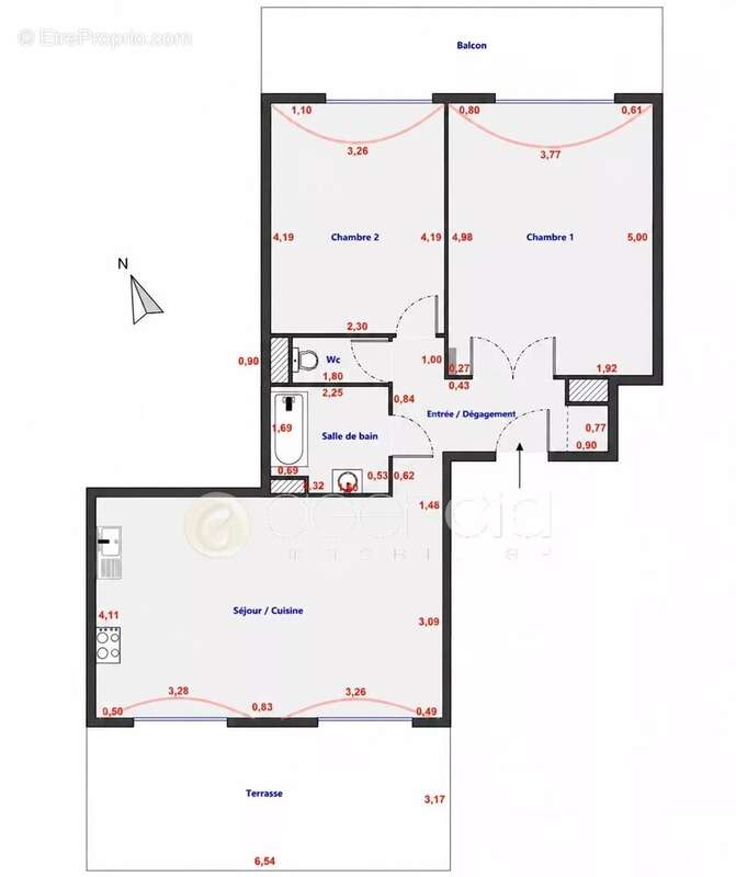 Appartement Antibes, stade Foch - photo 7