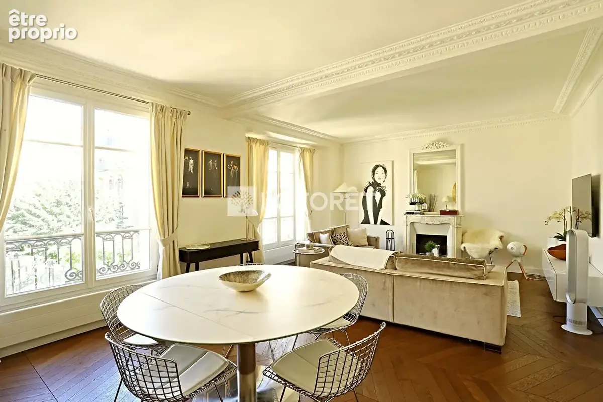 Appartement Paris 3 pièce(s) de 56.50 m2 - photo 3