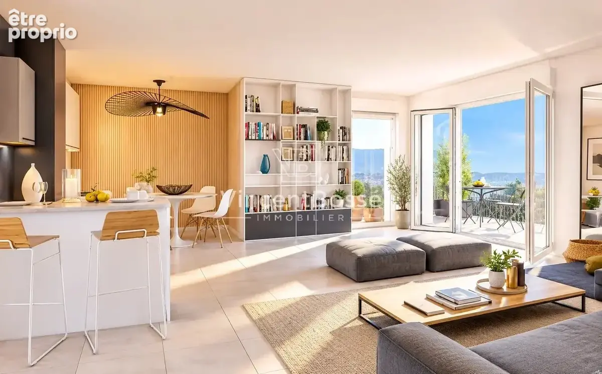Nice saint-pancrace – 3 pièces 67 m² – terrasse & jardin plein sud – résidence neuve avec piscine - 2 parkings - photo 2