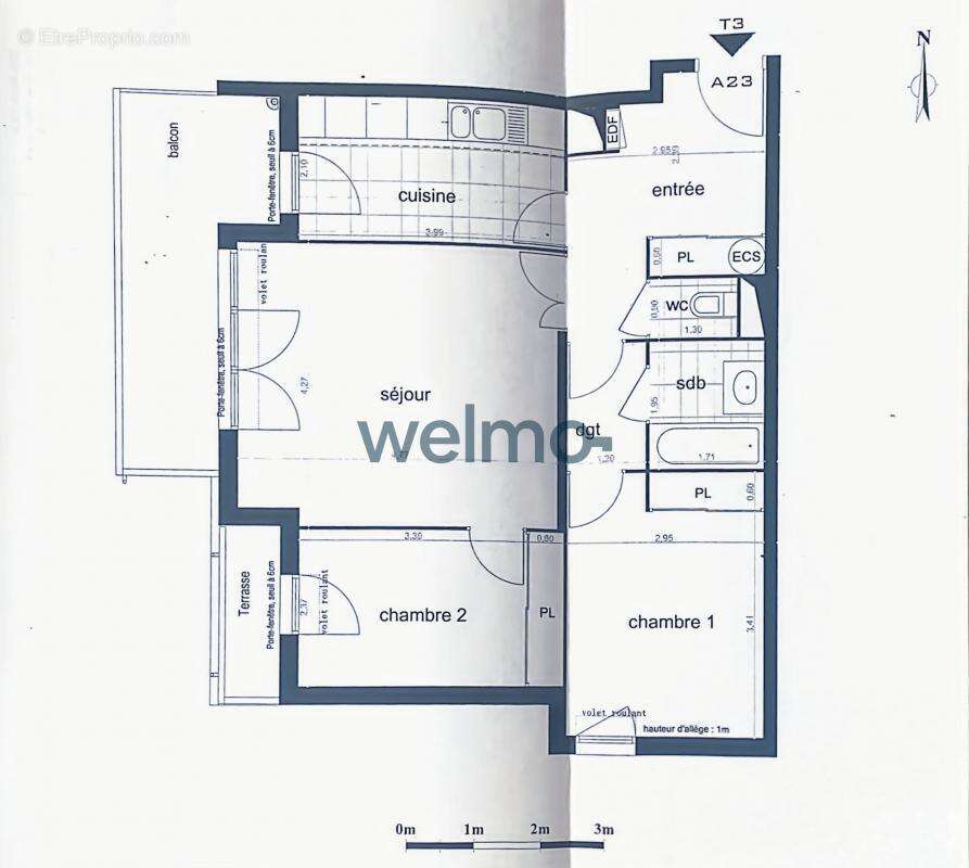 Appartement à SAINT-DENIS