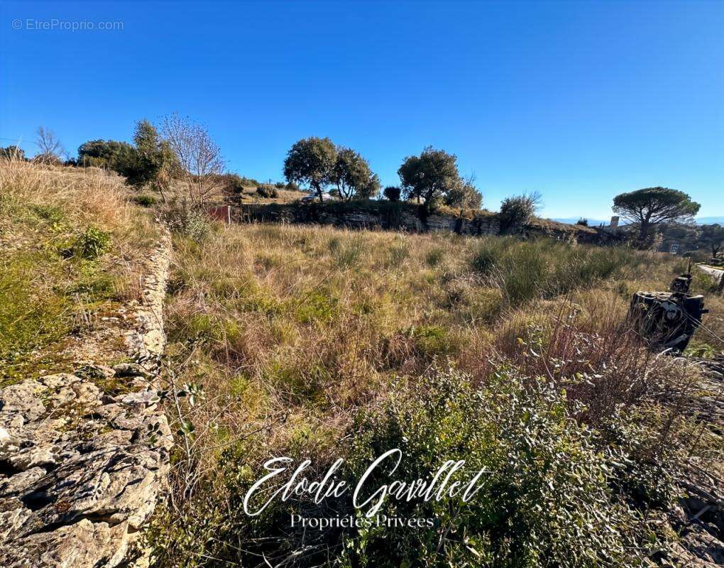 Terrain constructible à viabiliser Moussoulens 1240m² - photo 2