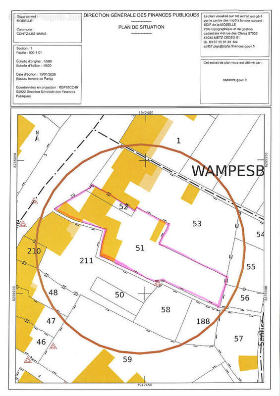 Maison à CONTZ-LES-BAINS