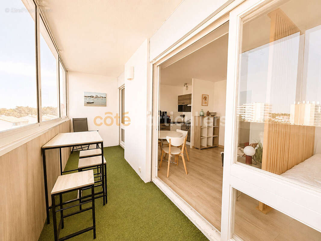Saint-hilaire-de-riez -- appartement -- t1 bis -- 24 m2 -- vue mer -- loggia - photo 3