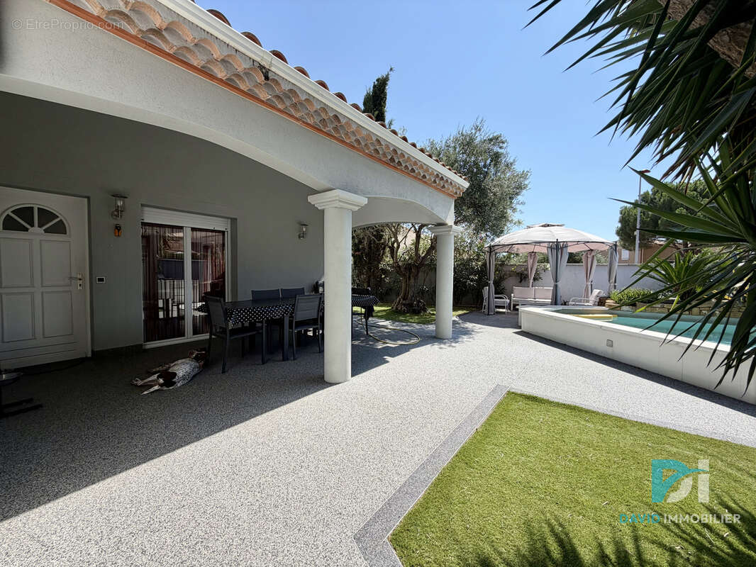 Saint-thibery, villa  4 faces avec jardin piscine et garage - photo 2