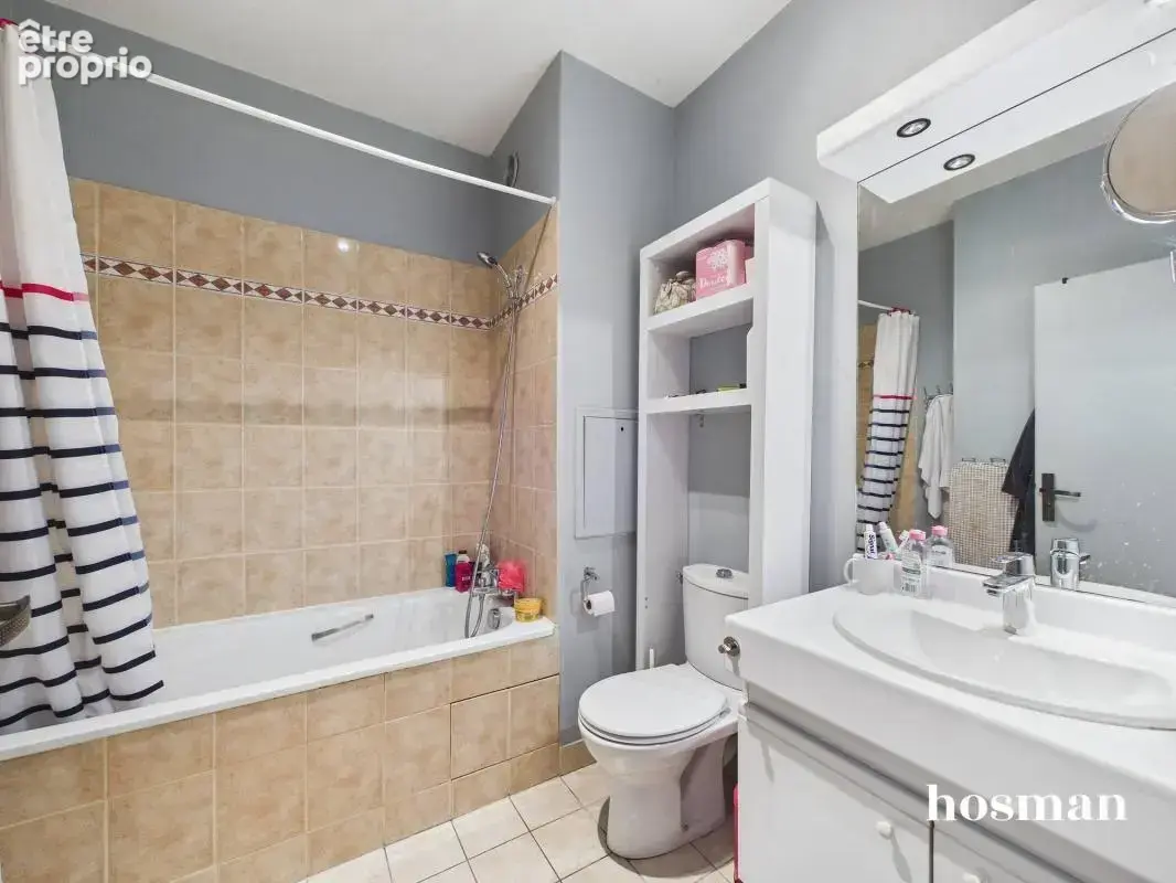 Studio meublé de 29 m² - Quartier Gambetta - Rue de la Cour des Noues, Paris 20e - photo 7
