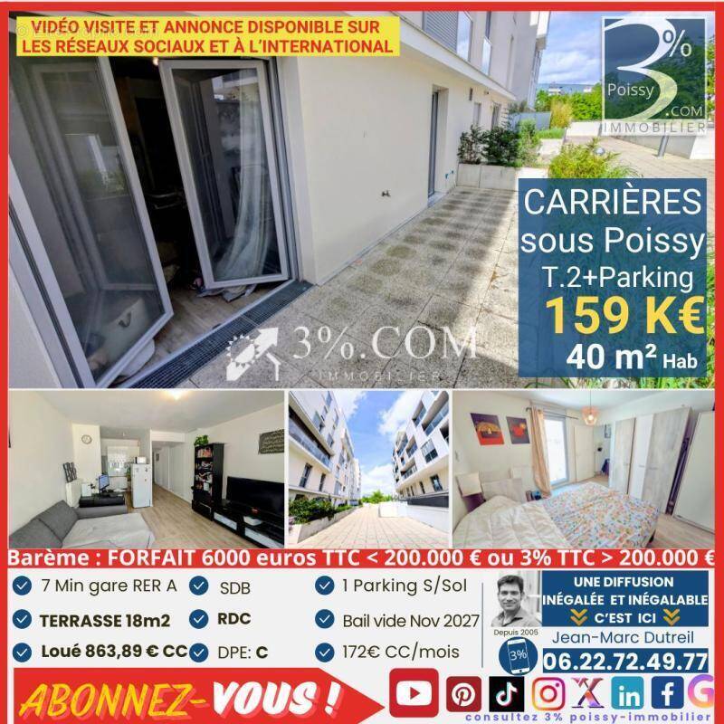 Appartement à CARRIERES-SOUS-POISSY