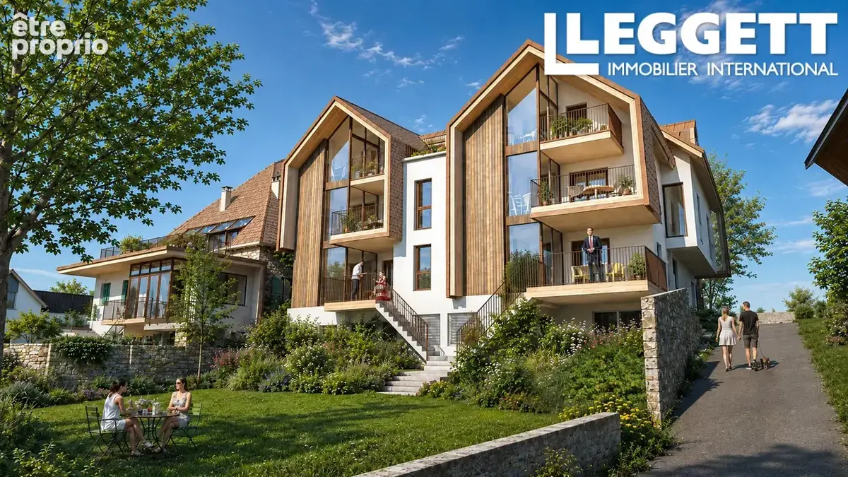 T3 neuf lumineux avec vue lac et balcon à Veyrier, emplacement recherché proche d’Annecy et Genève - photo 2