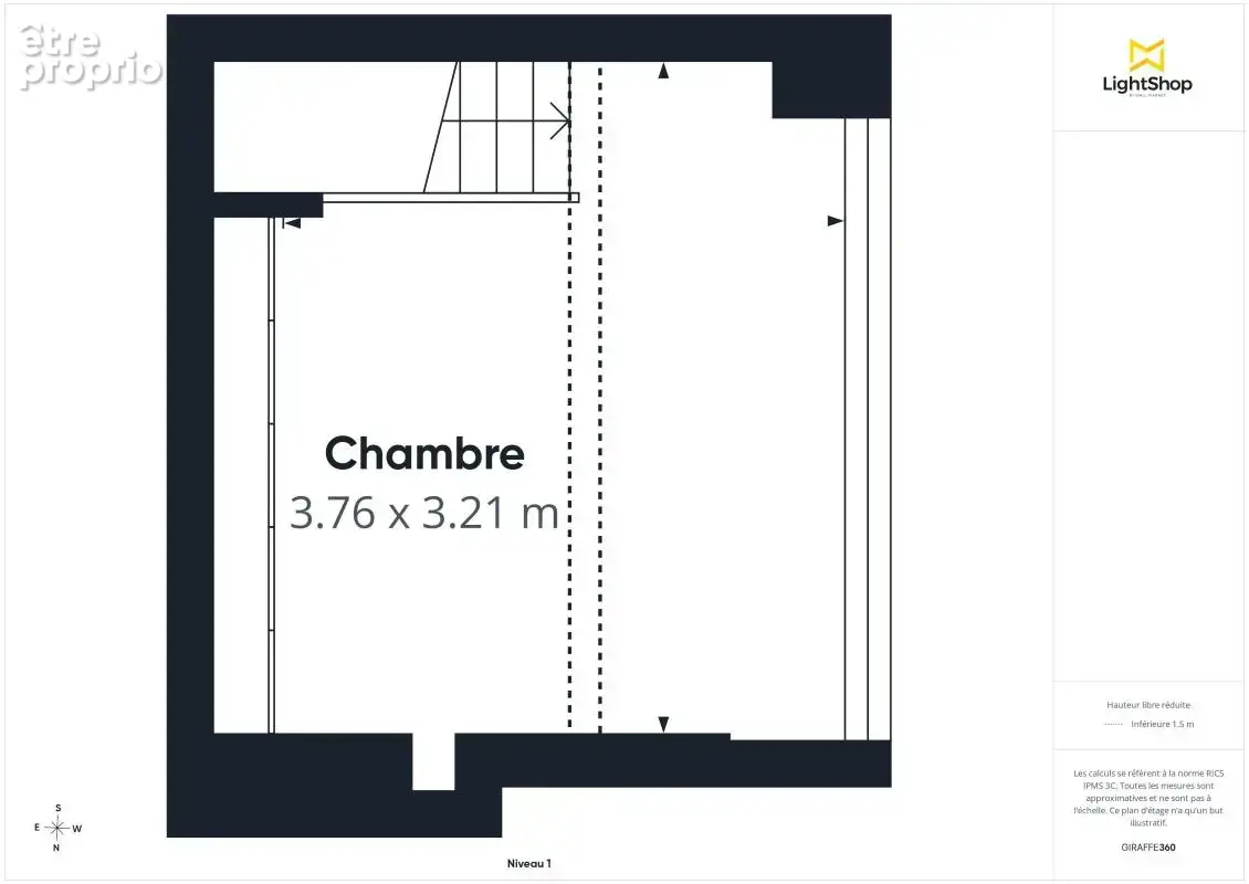 Coup de cœur - Traversant 3 pièces de 51 m² (au sol) - Très calme - Dernier étage, Rue Jouye-Rouve - photo 19