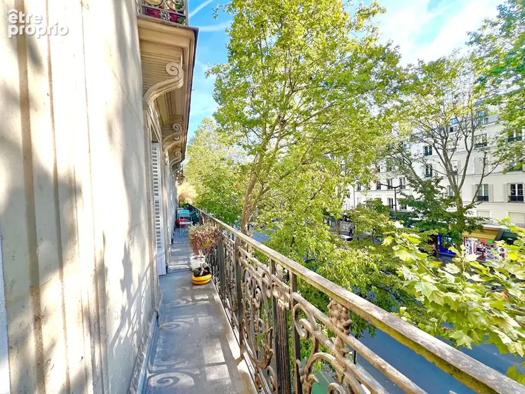 Paris 18ème - Bd.Barbès - 4P  3CH 73,37M2 Balcon filant 14M2 - photo 2