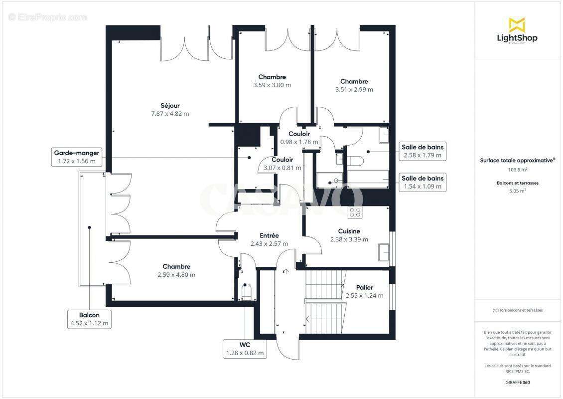 Appartement à SAINT-CLOUD