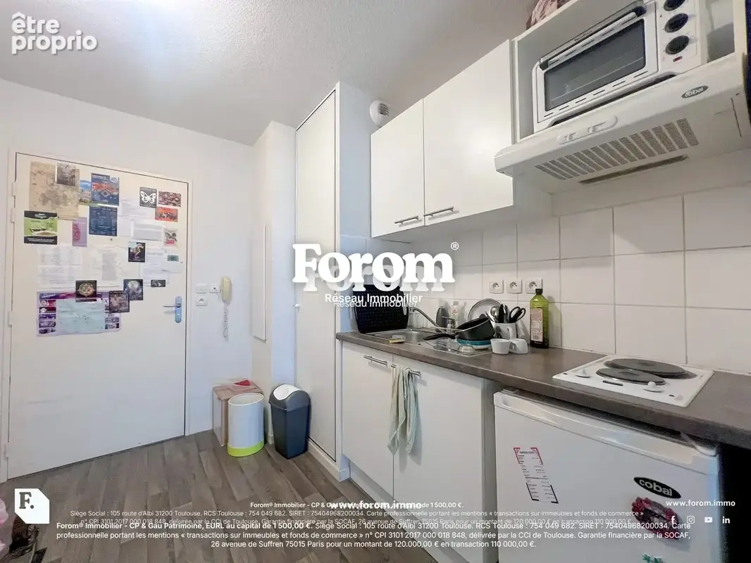 Appartement 1 pièce 23 m² à vendre à Toulouse (31400) - photo 2