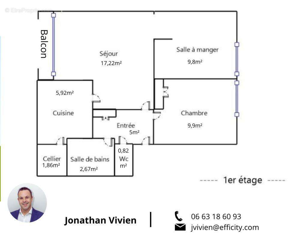 Appartement - photo 2