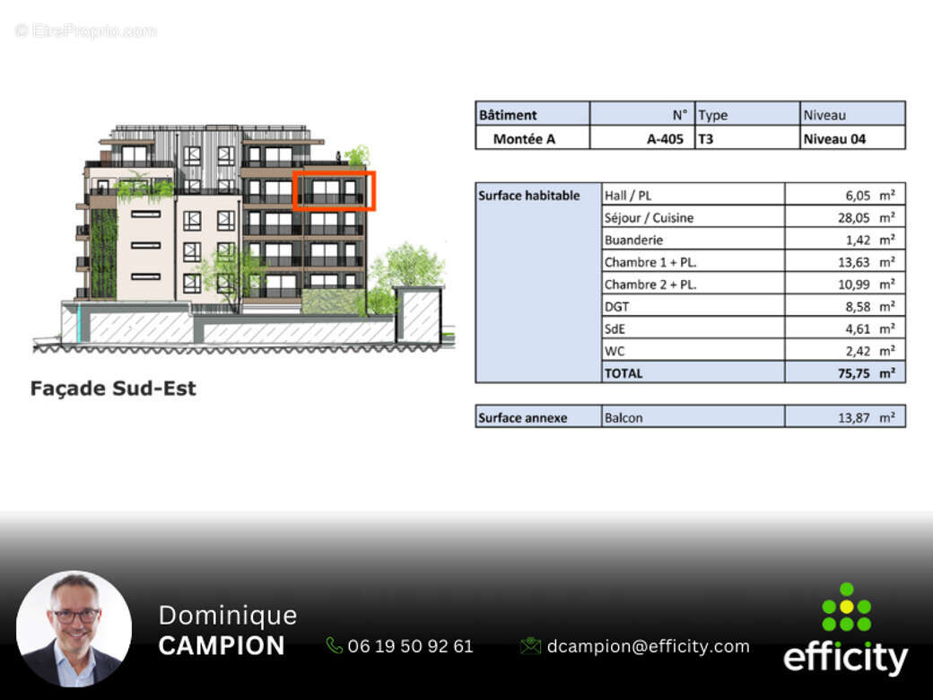 Appartement à MEYLAN