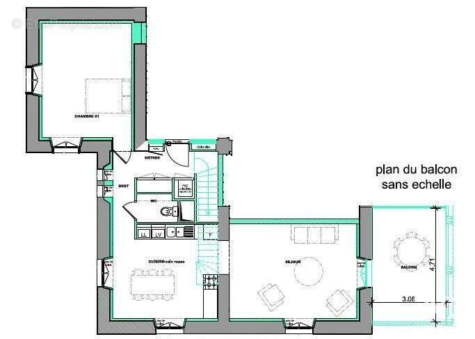 Photo 2 - Appartement à LE PONT-DE-CLAIX