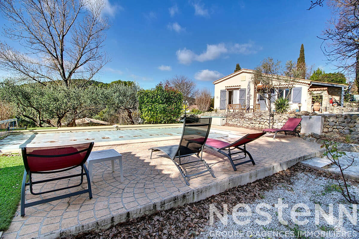 MAISON A VENDRE A LORGUES de 106 m2 de plain pied avec piscine sur un terrain clos de 2676m² - photo 19