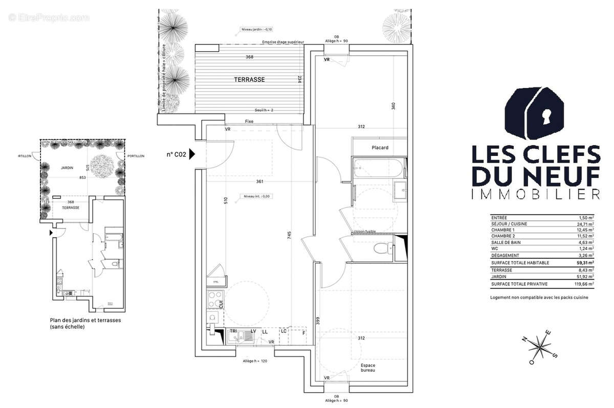 Appartement à TOURNEFEUILLE