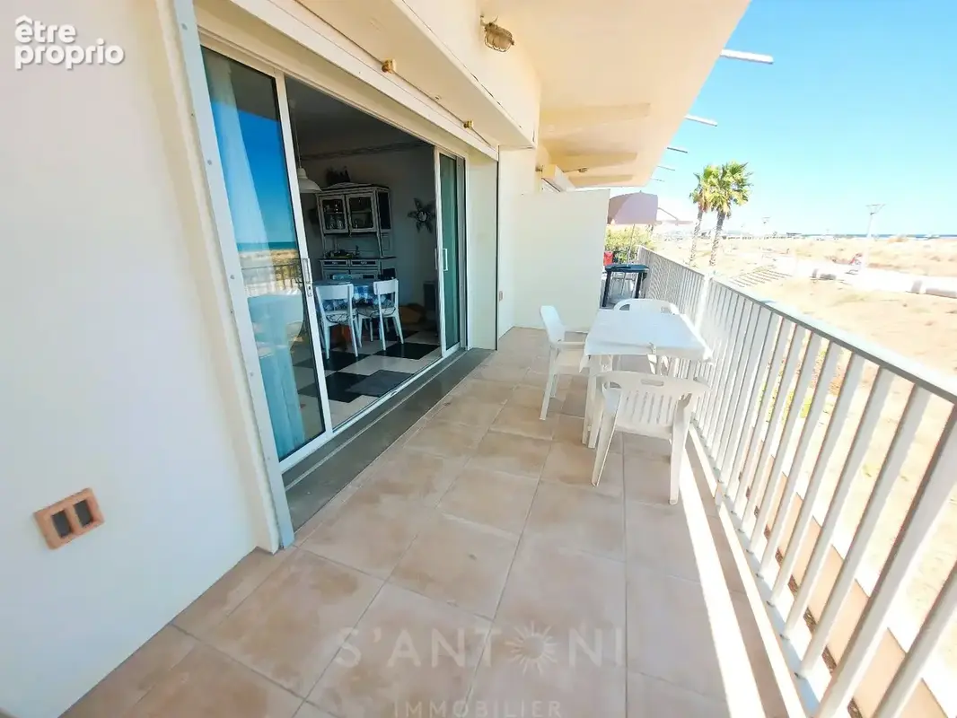 Vieux marseillan plage  front de mer - vue mer, t3, terrasse, parking - photo 19
