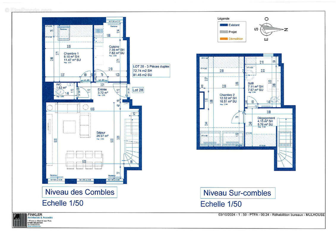Appartement à MULHOUSE