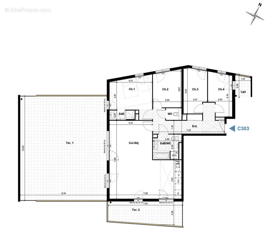 Appartement à AIX-EN-PROVENCE