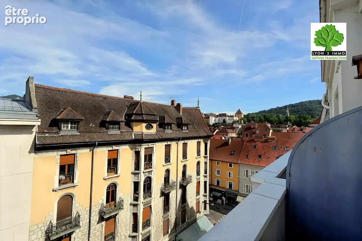 Viel Annecy, rue des Glieres, T1 dans bel immeuble art déco proximité gare. - photo 10