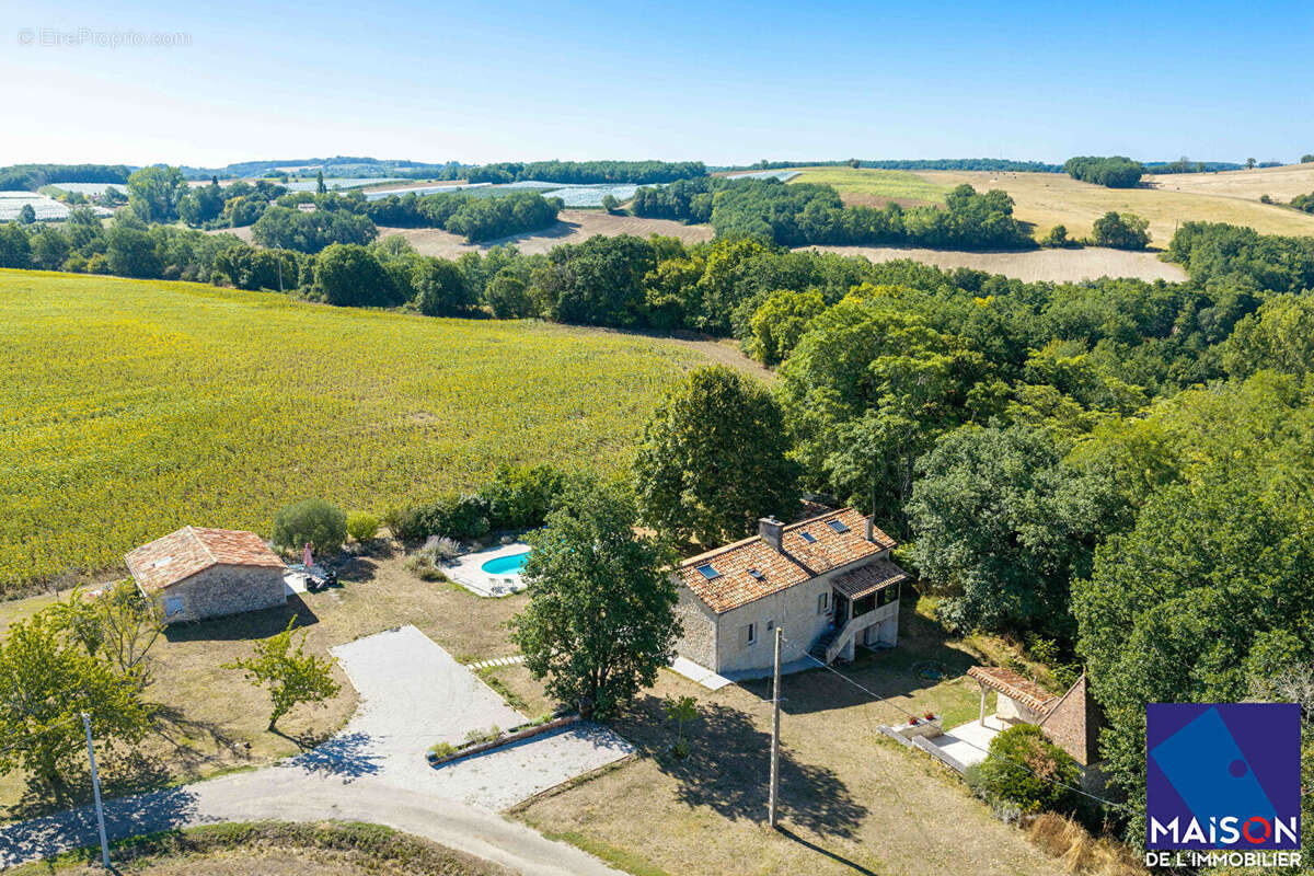 Entre Villeneuve-sur-Lot et Agen, Propriété en pierre avec gîte, piscine et pigeonnier  Dans la campagne venez découvrir cette b - photo 18