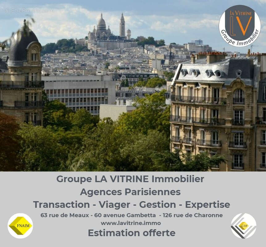 Appartement à PARIS-19E