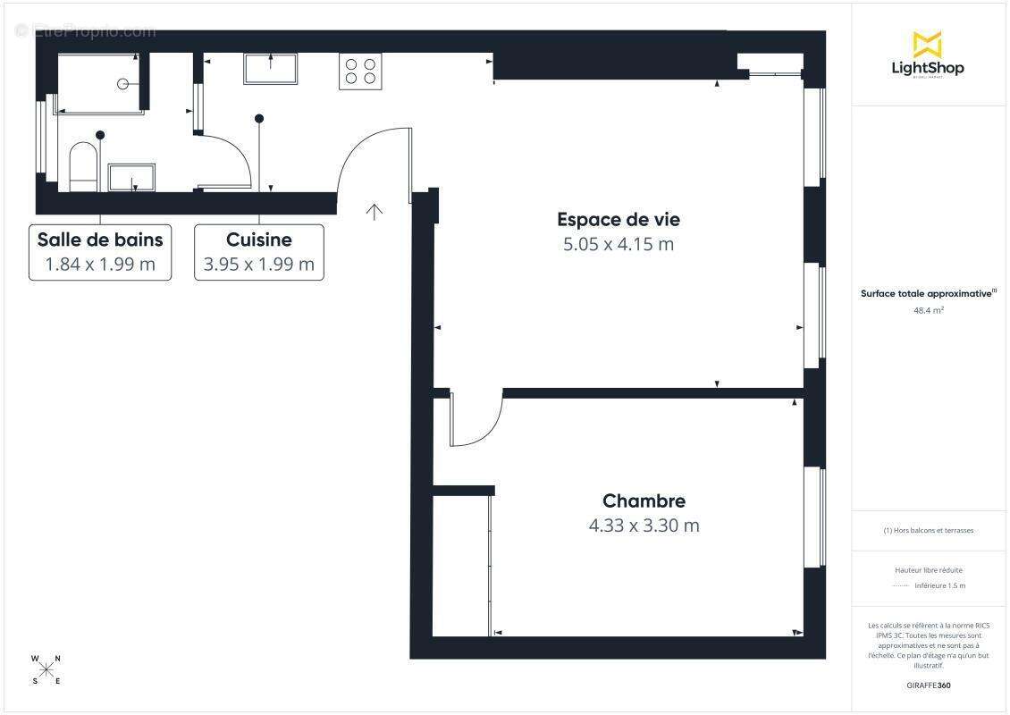 Appartement à PARIS-17E