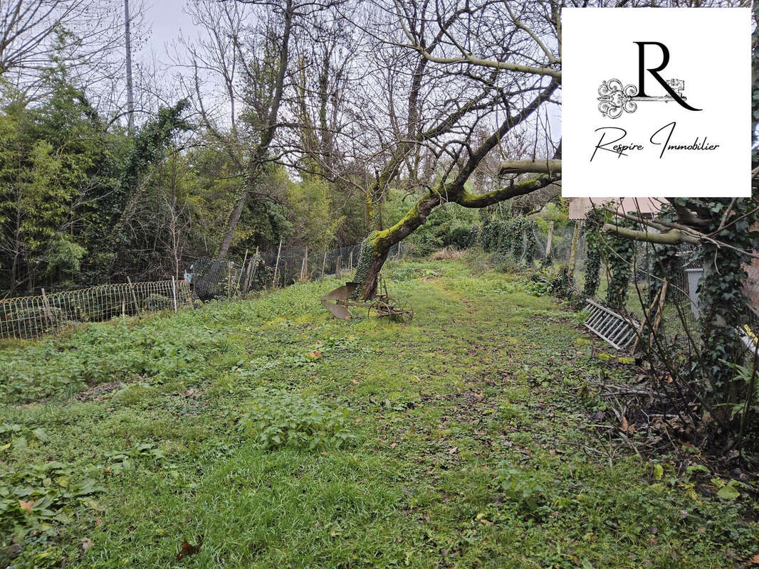 Seconde partie du terrain avec vue sur la Garonne - Terrain à PAMIERS