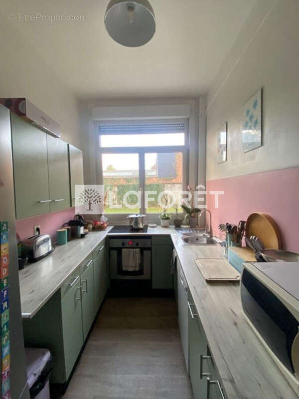Roubaix, secteur avenue motte ? appartement bourgeois t3 de 87 m² en rez-de-jardin avec garage - photo 5