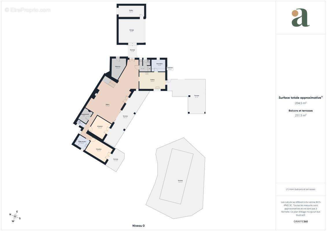 Prestigieuse maison T8 de 233m² sur un terrain de 6700m² avec piscine à Rognes 13840 - photo 26