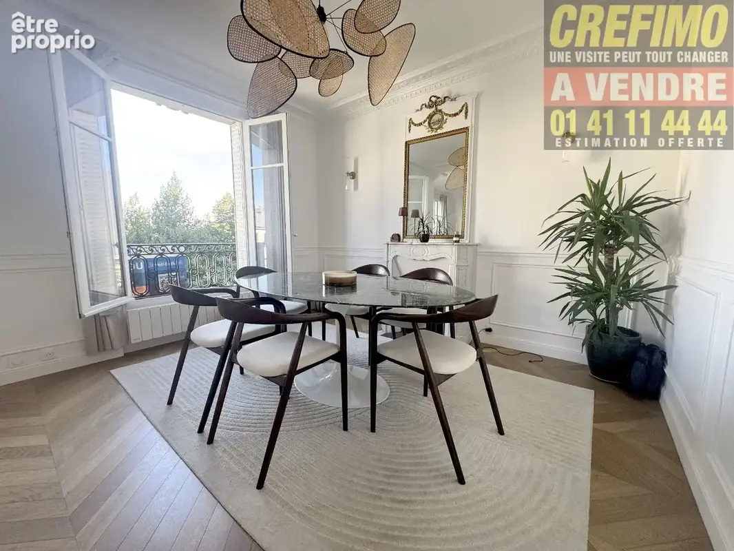 Appartement de caractère à vendre à Asnières-sur-Seine  Charme de l'ancien et rénovation de qualité - photo 3
