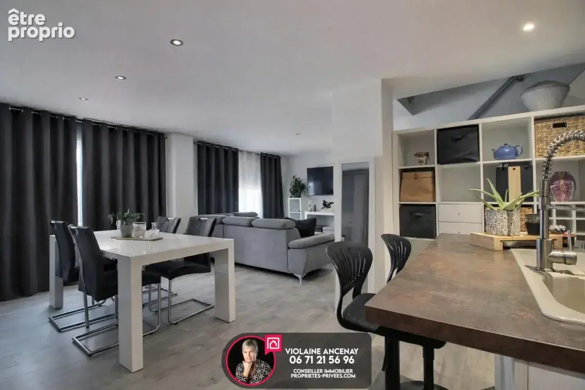 Appartement  en duplex ,Aix Les Bains, 100 m2 avec parking et cave - photo 4