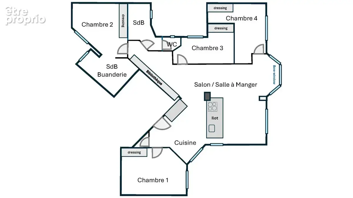 Superbe appartement 5 pièces à vendre à La Garenne-Colombes, 5ème étage, exposition sud - photo 15