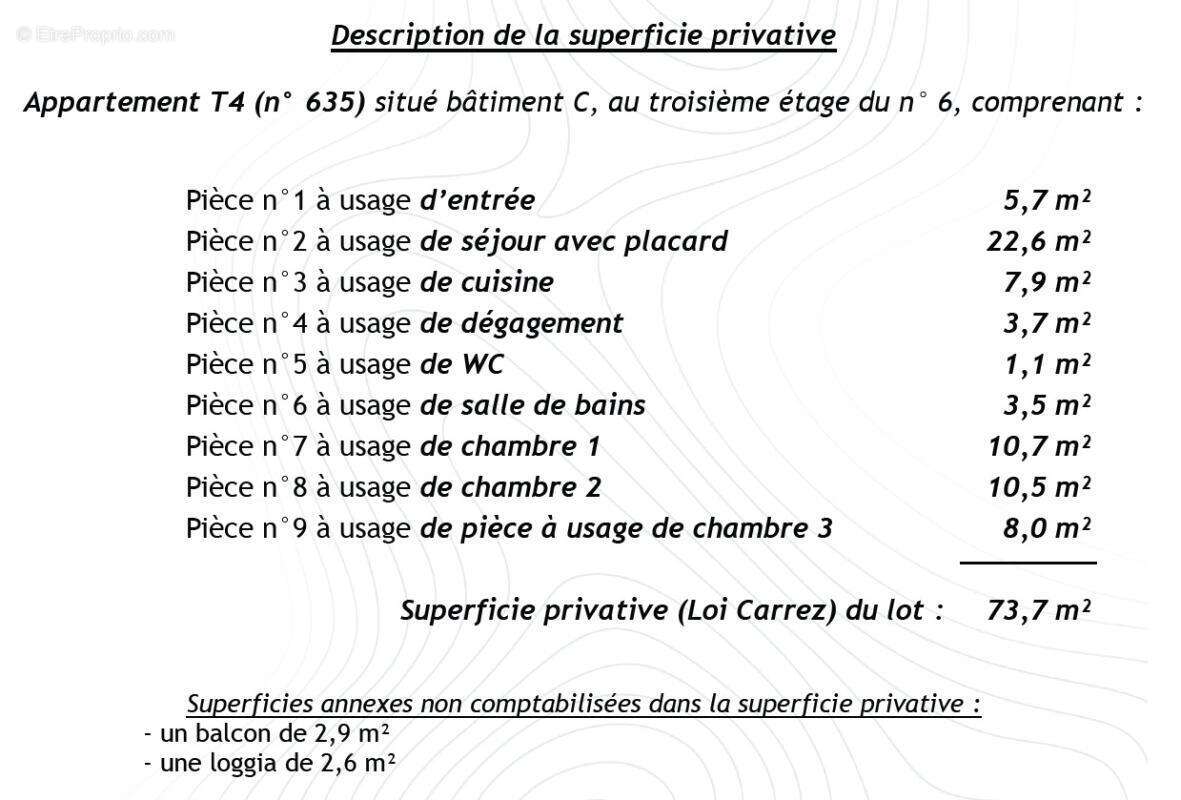 Appartement à MELUN